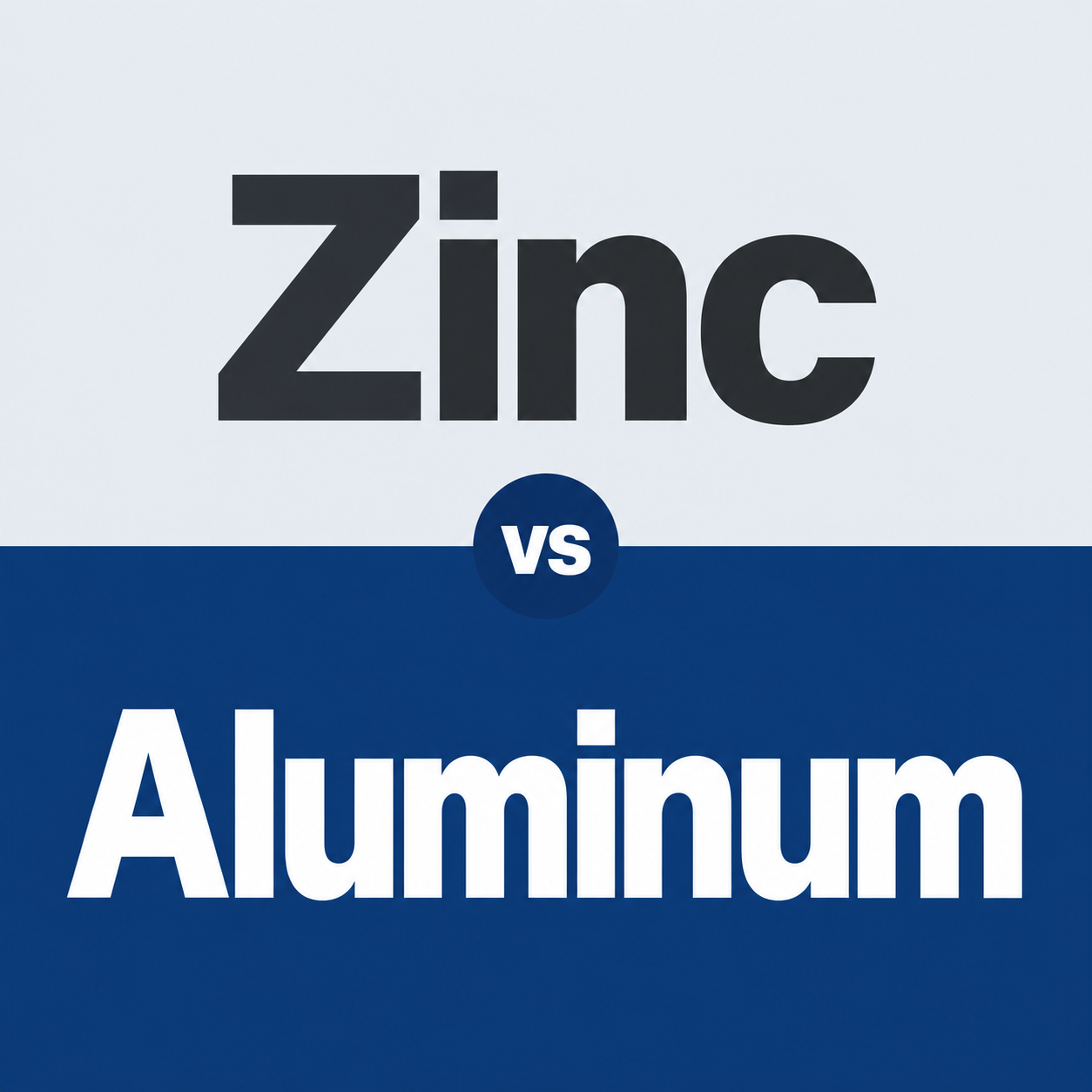 Zinc Alloy vs. Aluminum Alloy